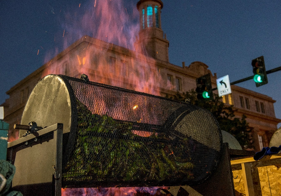 Premium Packaged & Diced Full Bushel Roasted Pueblo Chile "Mira Sol" (Hot Heat)