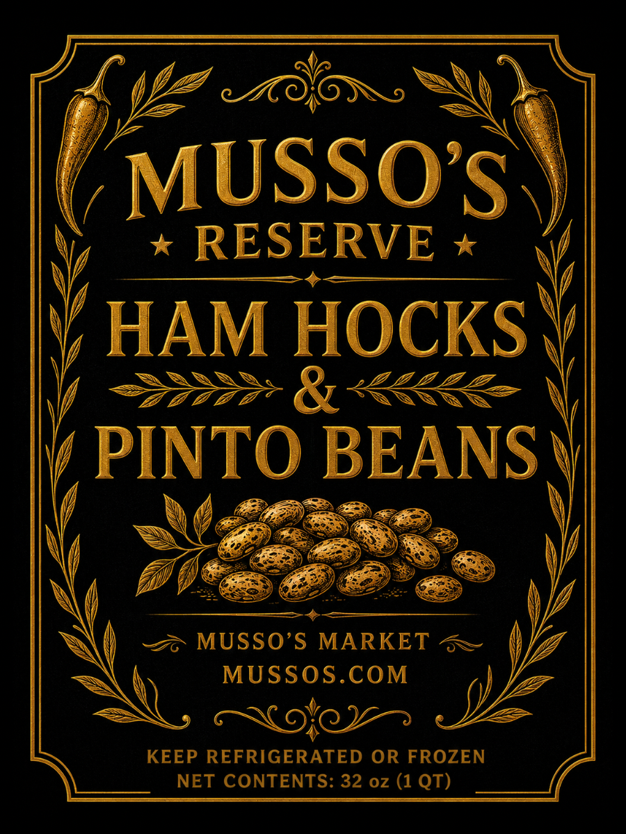 Musso's Reserve Ham Hocks & Pinto Beans (3 Quarts)